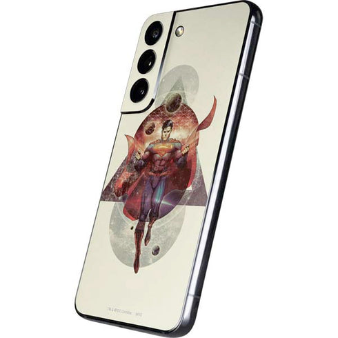 DC Comics Superman Galaxy Flying Galaxy S22 Skin